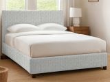 Letto Singolo Grigio Chiaro Sfoderabile Contenitore, Dimensione Materasso 90x200 cm - Maccagno