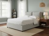 Letto Singolo Grigio Chiaro Sfoderabile Contenitore, Dimensione Materasso 90x200 cm - Oncino