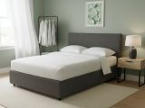 Letto Singolo Grigio Tortora Sfoderabile Contenitore, Dimensione Materasso 90x190 cm - Quisquina