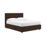 Letto Singolo Marrone Sfoderabile Contenitore, Dimensione Materasso 90x190 cm - Racines
