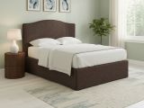 Letto Singolo Marrone Sfoderabile Contenitore, Dimensione Materasso 90x200 cm - Copparo