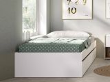Letto singolo moderno bianco 194x95cm adatto per materasso 90x190 cm - Neki