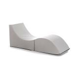 Letto singolo pieghevole 130x50cm bianco - Arbil
