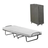 Letto singolo pieghevole 190x80cm bianco - Tellus