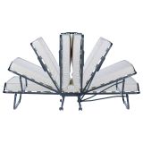 Letto singolo pieghevole 200x80cm bianco - Aquadolce