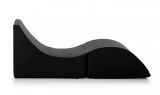 Letto singolo pieghevole design 130x50cm nero - Arbil