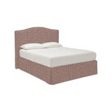 Letto Singolo Rosa Antico Sfoderabile Contenitore, Dimensione Materasso 90x190 cm - Orvieto