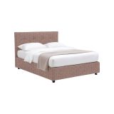 Letto Singolo Rosa Antico Sfoderabile Contenitore, Dimensione Materasso 90x200 cm - Cerzeto