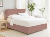 Letto Singolo Rosa Sfoderabile Contenitore, Dimensione Materasso 90x190 cm - Ripi