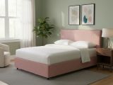 Letto Singolo Rosa Sfoderabile Contenitore, Dimensione Materasso 90x200 cm - Carbone