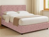Letto Singolo Rosa Sfoderabile Contenitore, Dimensione Materasso 90x200 cm - Cerzeto