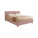 Letto Singolo Rosa Sfoderabile Contenitore, Dimensione Materasso 90x200 cm - Nocara