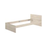 Letto singolo rovere 194x95cm adatto per materasso 90x190 cm - Haikui