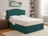 Letto Singolo Verde Petrolio Sfoderabile Contenitore, Dimensione Materasso 90x200 cm - Copparo