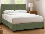 Letto Singolo Verde Sfoderabile Contenitore, Dimensione Materasso 90x190 cm - Racines