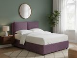 Letto Singolo Viola Lilla Sfoderabile Contenitore, Dimensione Materasso 90x190 cm - Ripi