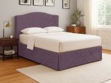 Letto Singolo Viola Lilla Sfoderabile Contenitore, Dimensione Materasso 90x200 cm - Copparo
