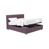 Letto Singolo Viola Lilla Sfoderabile Contenitore, Dimensione Materasso 90x200 cm - Iudica