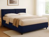 Letto Singolo Viola Scuro Sfoderabile Contenitore, Dimensione Materasso 90x200 cm - Nocara