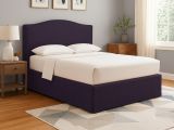 Letto Singolo Viola Sfoderabile Contenitore, Dimensione Materasso 90x190 cm - Orvieto