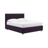 Letto Singolo Viola Sfoderabile Contenitore, Dimensione Materasso 90x190 cm - Racines