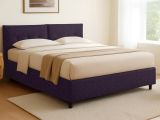 Letto Singolo Viola Sfoderabile Contenitore, Dimensione Materasso 90x190 cm - Stazzano