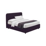 Letto Singolo Viola Sfoderabile Contenitore, Dimensione Materasso 90x200 cm - Serrone