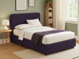 Letto Singolo Viola Sfoderabile Contenitore, Dimensione Materasso 90x200 cm - Serrone
