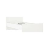 Letto un posto bianco 96x196cm adatto per materasso 90x190 cm - Assar