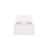Letto un posto bianco 96x196cm adatto per materasso 90x190 cm - Assar