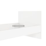 Letto un posto bianco 96x196cm adatto per materasso 90x190 cm - Assar