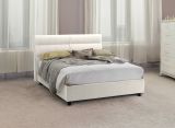 Letto un posto contenitore beige 97x218cm rete inclusa - Brez