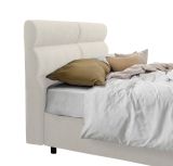 Letto un posto contenitore beige 97x218cm rete inclusa - Brez