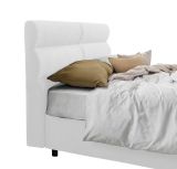 Letto un posto contenitore bianco 97x218cm rete inclusa - Brez