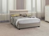 Letto un posto contenitore tortora 97x228cm rete inclusa - Brenta