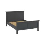 Letto un posto grigio 158x210cm rete inclusa - Clan