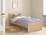Letto un posto rovere 96x196cm economico cm - Assar