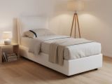 Letto una piazza con contenitore bianco 105x205 - Animal