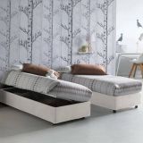 Letto una piazza con contenitore bianco 95x205 - Andros