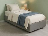 Letto una piazza con contenitore grigio 95x215 - Avova