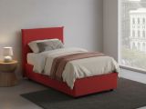 Letto una piazza con contenitore rosso 95x205 - Acuila