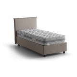 Letto una piazza con contenitore tortora 105x205 - Arminius