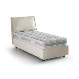 Letto una piazza contenitore beige 95x215cm comodo - Ancara