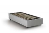 Letto una piazza contenitore bianco 105x215cm comodo - Richilde