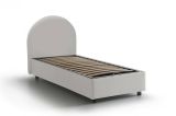 Letto una piazza contenitore bianco 95x205cm adatto per materasso 80x190 cm - Fedra