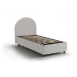 Letto una piazza contenitore bianco 95x205cm moderno - Aglie