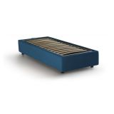 Letto una piazza contenitore blu 95x215cm sfoderabile - Ava