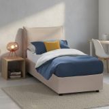 Letto una piazza contenitore tortora 105x205cm comodo - Amandola