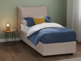 Letto una piazza contenitore tortora 105x215cm comodo - Assoreta