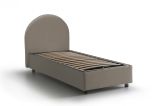 Letto una piazza contenitore tortora 95x205cm comfort - Parco